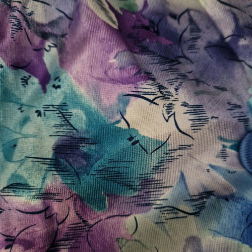 Floral satin pajamas like new