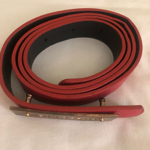 Women's belt red like new, size 110