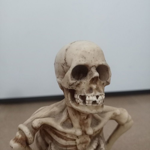 Ashtray Skeleton like new with skull design