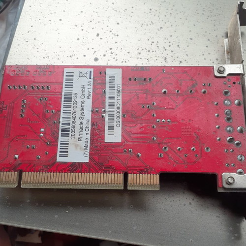 Pinnacle PC TV used, computer television card