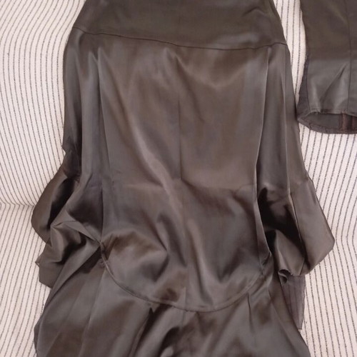 Skirt set with blouse brown, like new, size M