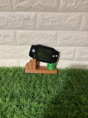 Nintendo Game Boy Advance Super Mario 3D printed stand