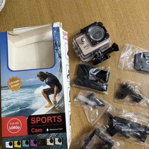 Camera Extreme Action Full HD 1080p with Waterproof Case new