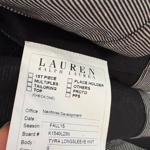 Ralph Lauren striped cardigan, size S, new with tags