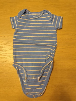 Carter's Baby Short-Sleeve Romper Like New, 3 Months, Striped