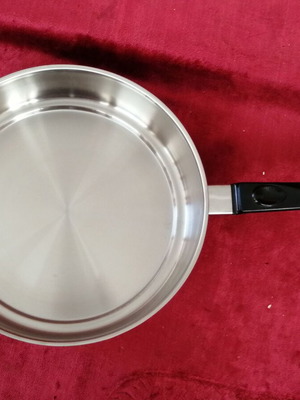 Stainless Steel Frying Pan 26cm Deep Best New from 1990
