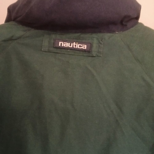 Nautica reversible jacket like new, beige and green, size XL