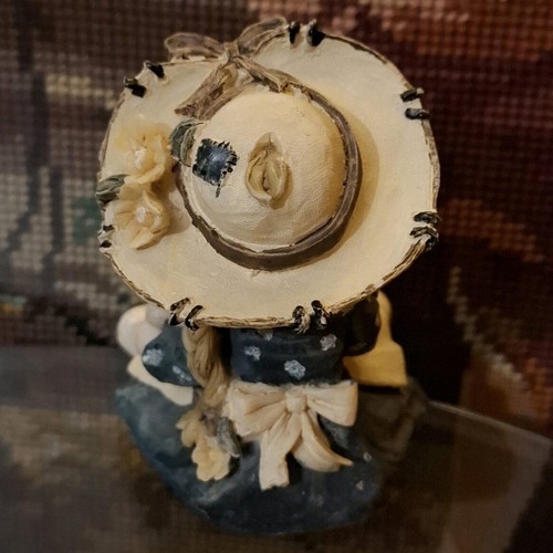 Vintage girl figure used