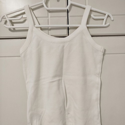 White H&M girls' tank top size 10-12, like new