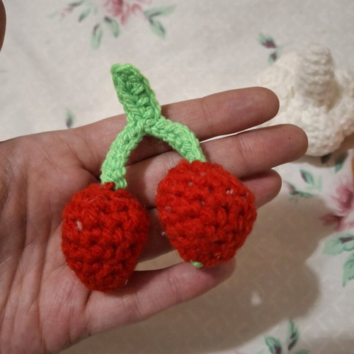 Handmade knitted fruits like new, set of 10 pieces