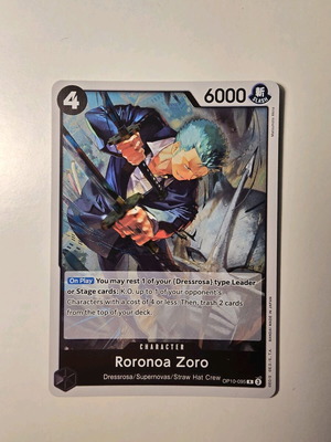 Roronoa Zoro One Piece Card Game OP10-095 Rare like new