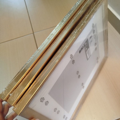 Silverhojden IKEA picture frame 30x40cm new, metal matte finish pack of 3
