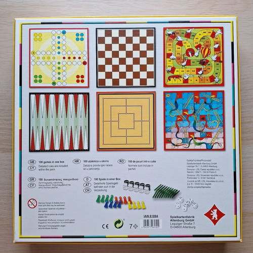 100 games in one box board game like new set