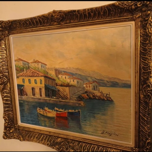 Vintage framed paintings like new, set