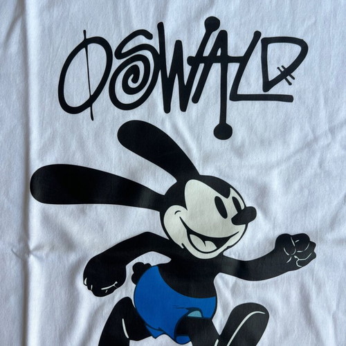 Stussy Oswald Lucky Rabbit Tee Large new, white
