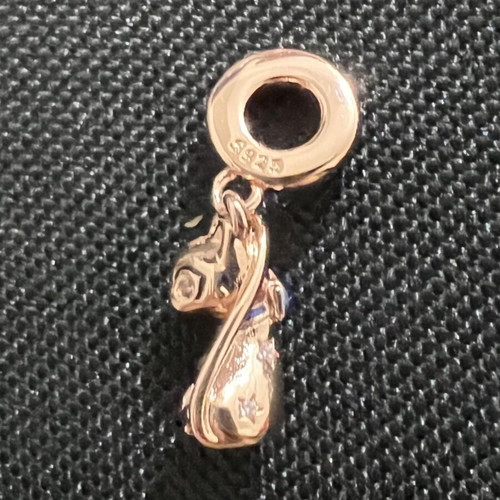 Silver talisman S925 test in pink shade.