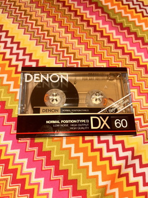 Denon DX 60 cassette tape sealed vintage 1990 Japan