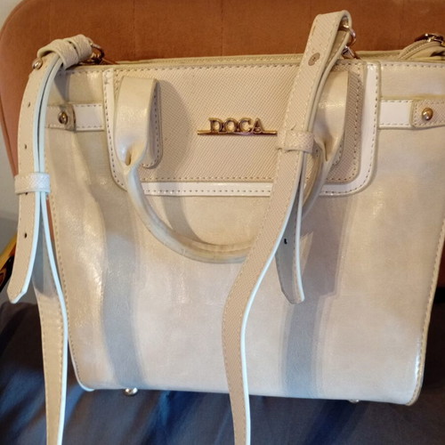 Doca crossbody bag like new, beige, summer style