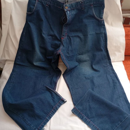 Doctor Vintage Baggy Rave Jeans Pants 3XL Used Dark Blue
