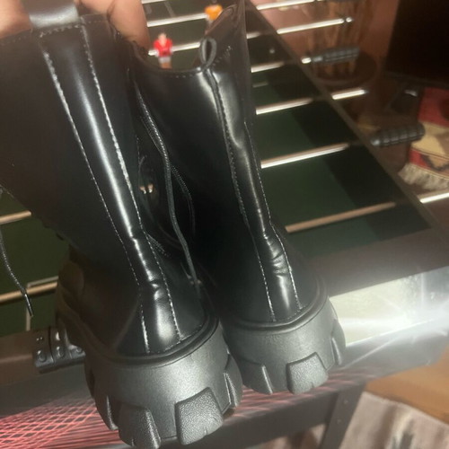 Black ankle boots new size 42 very narrow fit