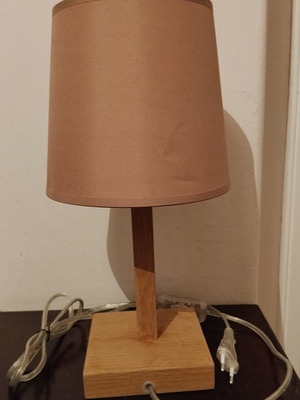 Table lamp portatif used with water marks on base, 35cm height