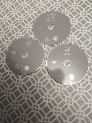 Toy Story 1-2-3 DVD like new, no original case, no dubbing