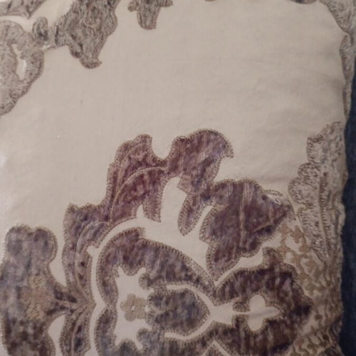 Handmade Silk Embroidered Pillowcase with Zipper