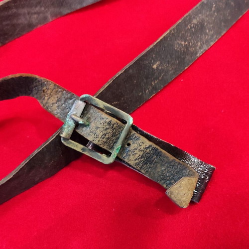 German leather Y-type harness from WWII, like new