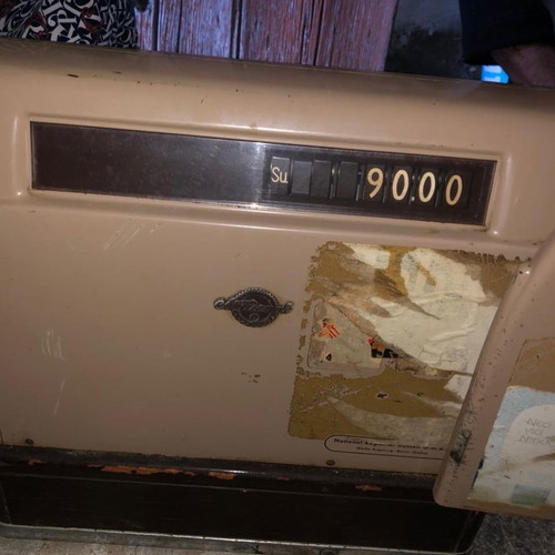 Vintage electric cash register