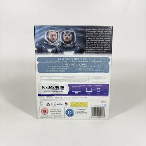 Passengers Blu-Ray like new with English subtitles