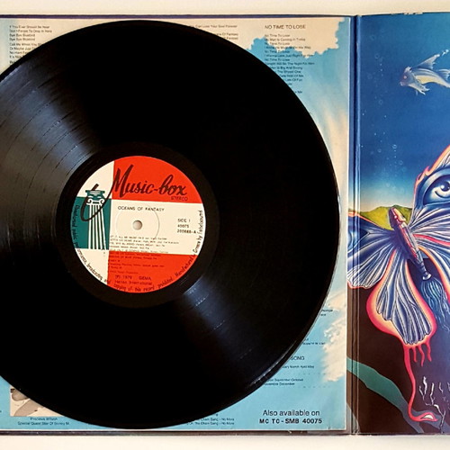 Boney M Oceans Of Fantasy vinyl record like new, Greek pressing