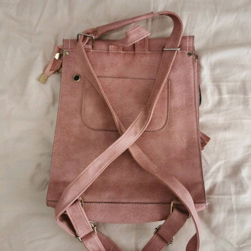 Τσάντα πλάτης backpack ροζ σαν καινούργια