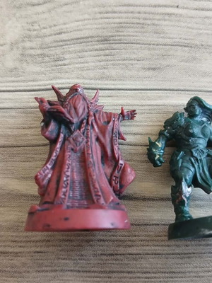 Mentor HeroQuest and Female Ork miniatures