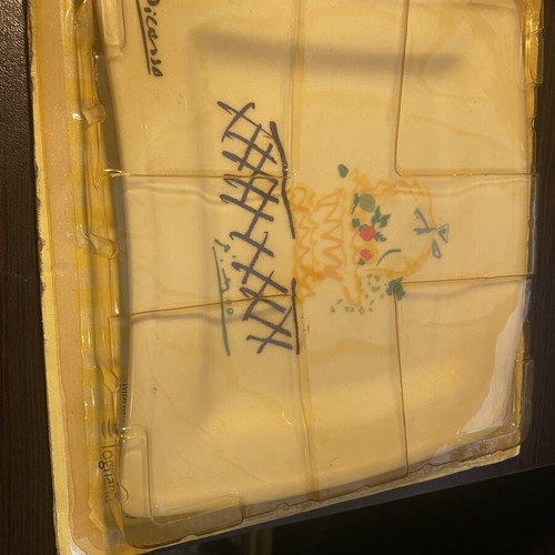 Tognana Picasso porcelain plate new, collectible from Italy