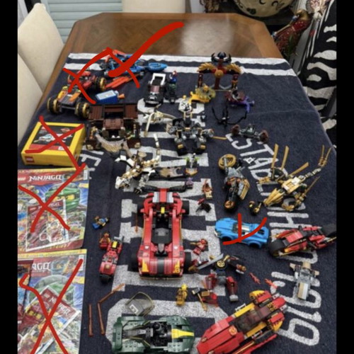 Lego Ninjago and Marvel collection