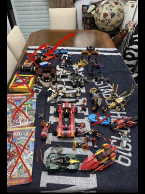 Lego Ninjago and Marvel collection