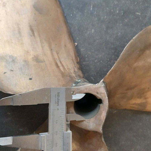 Bronze propeller used for shaft boat 18 cm radius