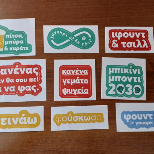 Stickers new, sold all together