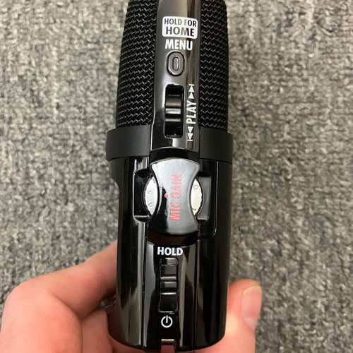 Zoom H2N Handy Recorder with Rode Lav Go microphone used