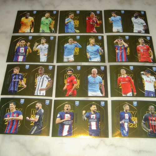 Panini FIFA 365 2023 Golden Team stickers new, pack of 12