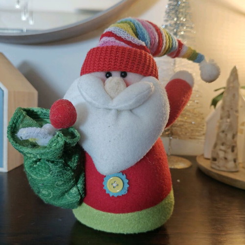 Christmas decorative Santa Claus like new, plush