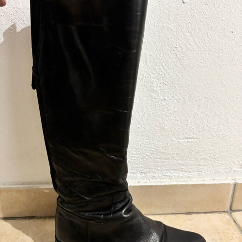 Nak black boots used, size 39
