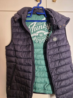Funky Buddha blue vest like new