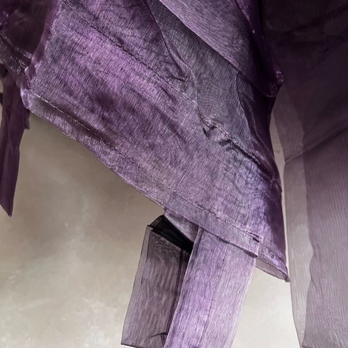Voile purple curtain new 1.45x2.45