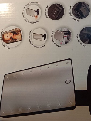 Touch Screen LED High Definition Mirror like new
