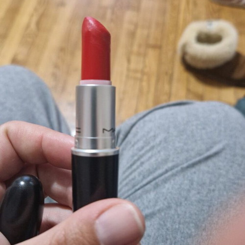 MAC lipstick like new, mangrove red shade