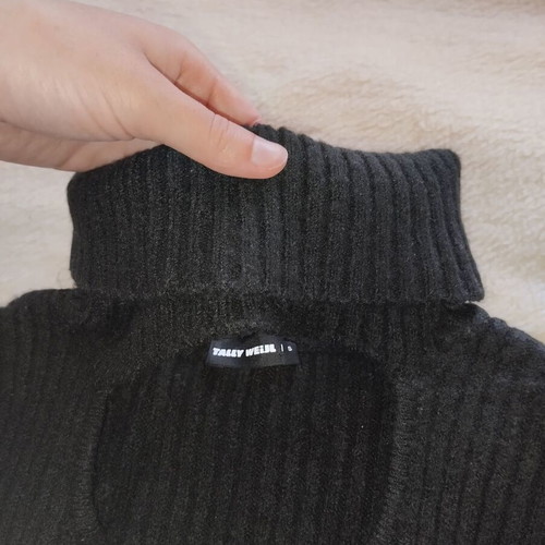 Tally Weijl knitted dress new black small