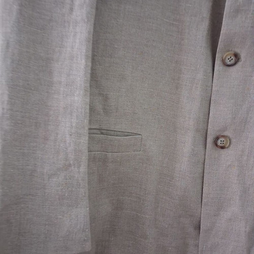 Axel's Club men's summer linen jacket like new 3-4XL beige