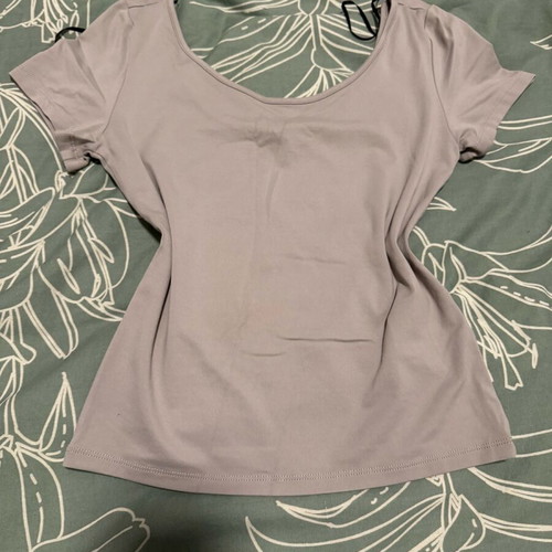 Fitted gray blouse H&M new, size small