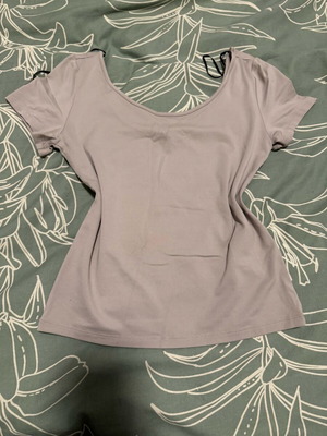 Fitted gray blouse H&M new, size small